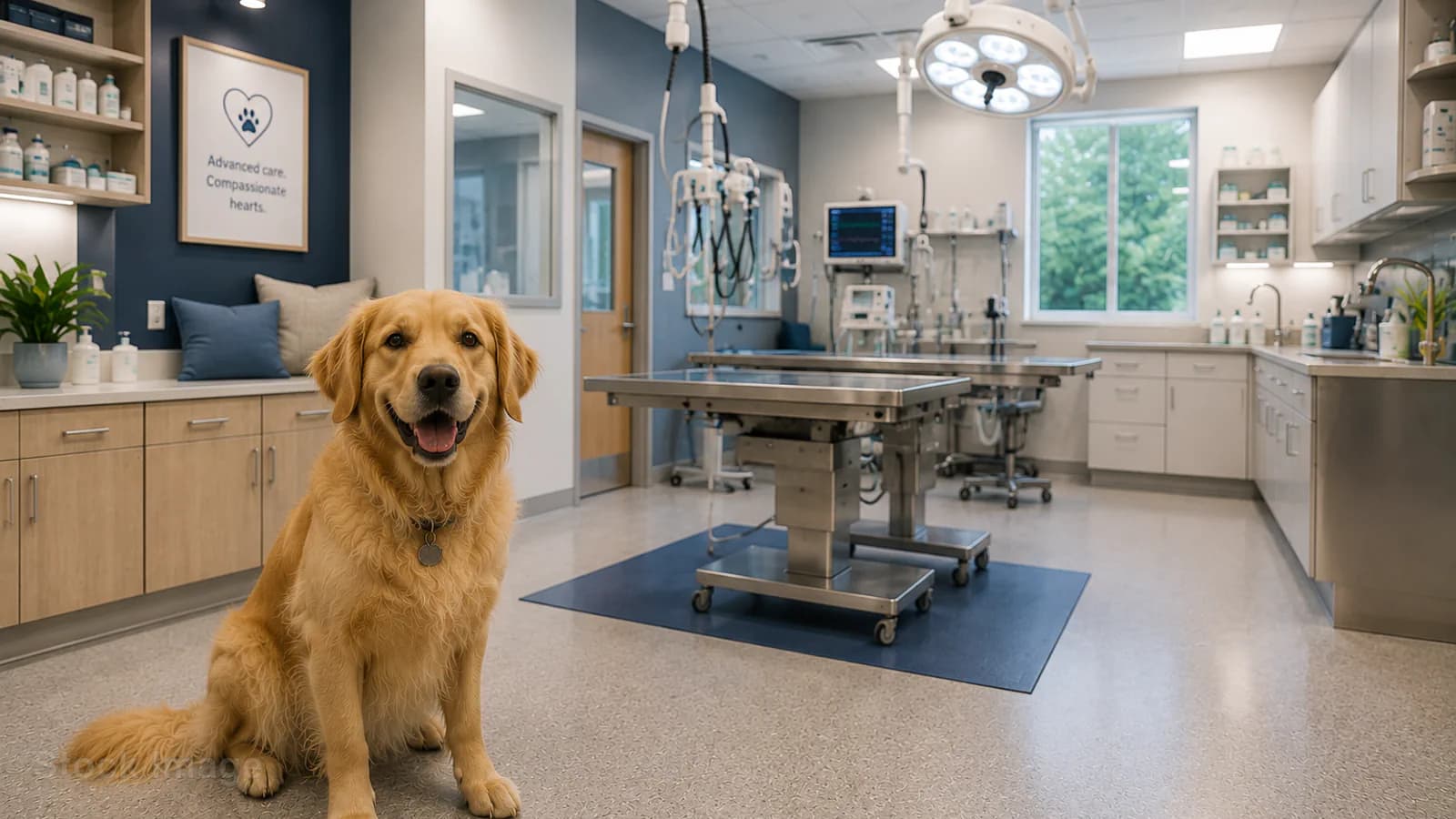 Stock veterinary care image — not a photo of Virginia Veterinary Specialty & Emergency