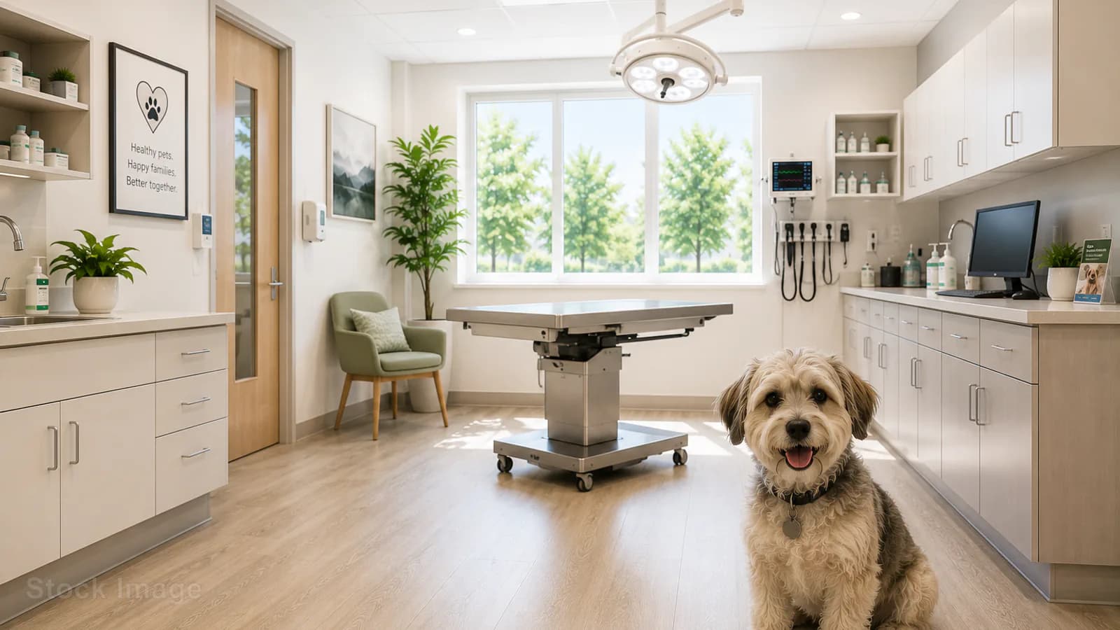 Stock veterinary care image — not a photo of Carolina Veterinary Specialists - Matthews