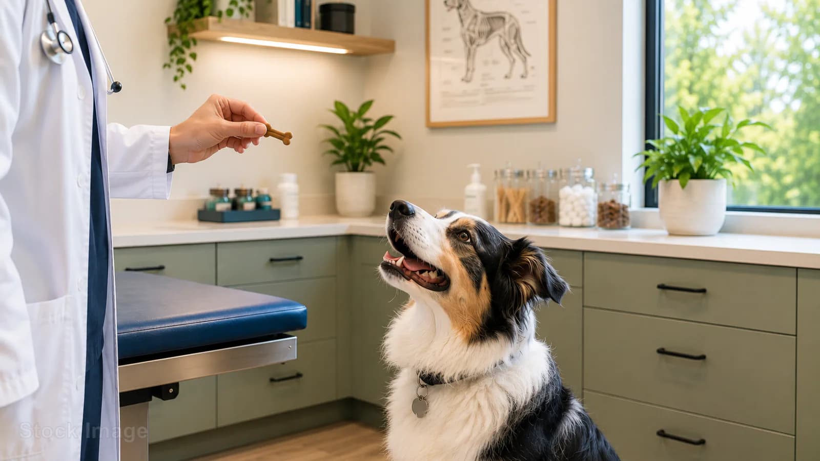 Stock veterinary care image — not a photo of Wellesley Animal Hospital