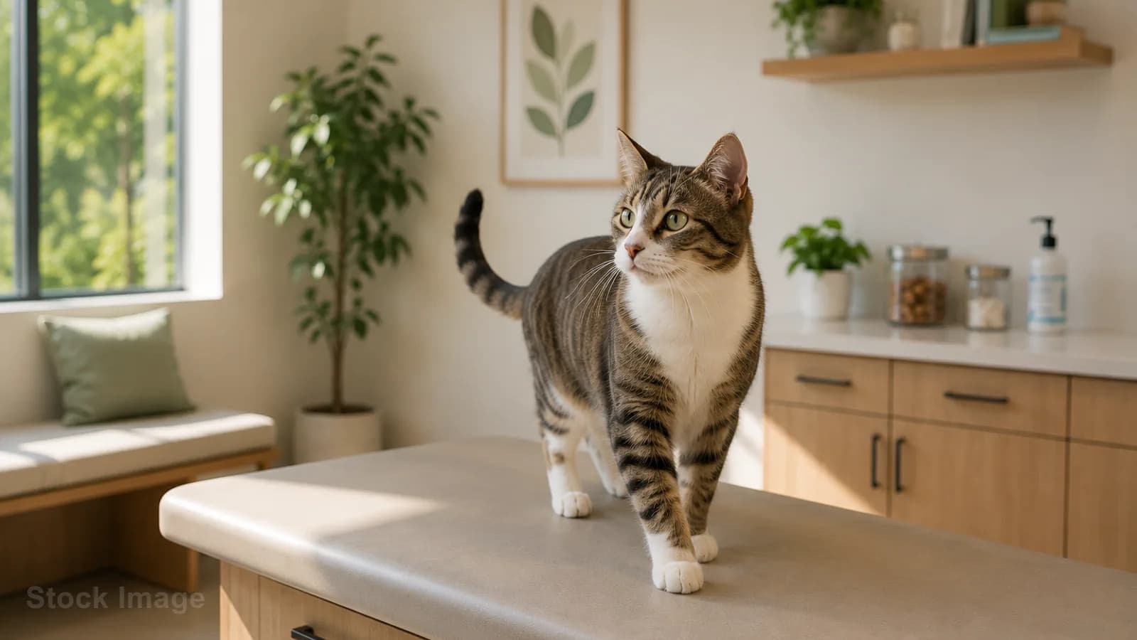 Stock veterinary care image — not a photo of Reston Animal Hospital