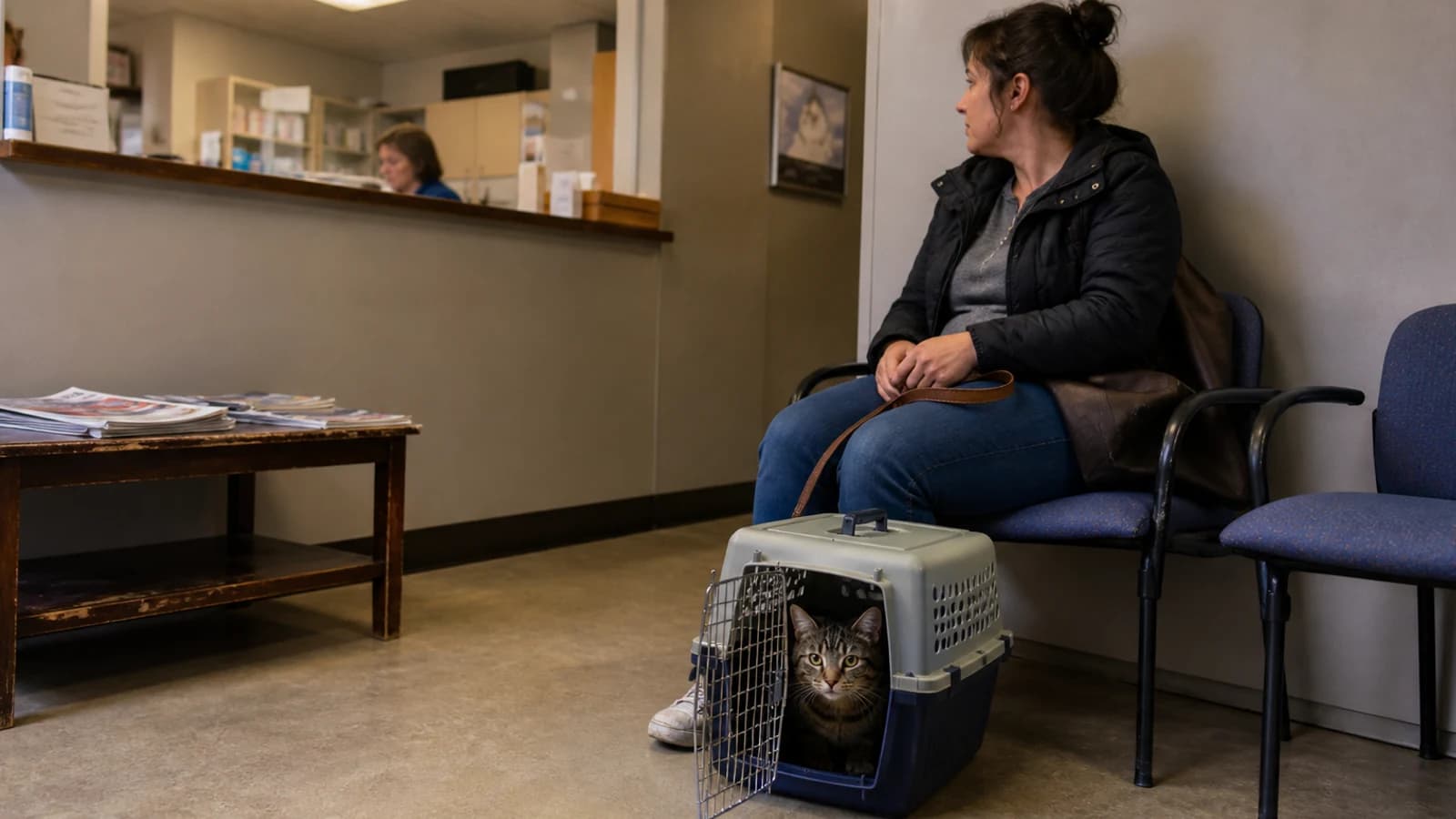 Stock veterinary care image — not a photo of Sarasota Animal Hospital